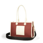 Bolsa Tote Grande Parche de Monograma color Rojo - Imagen 5