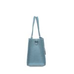 Bolsa Tote Mediana con Charm color Azul Celeste - Imagen 2