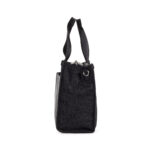 Bolsa Tote Grande Nylon Monograma Estampado color Negro - Imagen 4