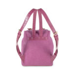 Mochila Suede Cadena Acrílica color Magenta - Imagen 3