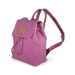 Mochila Suede Cadena Acrílica color Magenta - Imagen 5