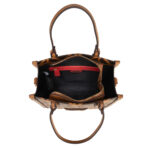 Bolsa Tote Chico Monograma Troquelado color Tan - Imagen 5