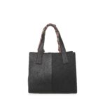 Bolsa Satchel Chica con Mascada color Negro - Imagen 3