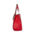 Bolsa Satchel Grande con Mascada color Rojo - Imagen 4