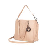 Bolsa Tote Grande con Charm color Negro - Imagen 5