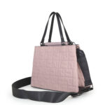 Bolsa Satchel Nylon Acolchada color Rosa - Imagen 5