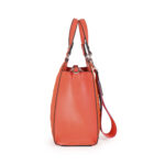 Bolsa Satchel Nylon Acolchado color Naranja - Imagen 2