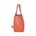 Bolsa Satchel Nylon Acolchado color Naranja - Imagen 4