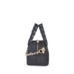 Bolsa Satchel Chica Textil con Monedero color Negro - Imagen 4