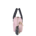 Bolsa Satchel Mediana Textil con Monedero color Rosa - Imagen 2
