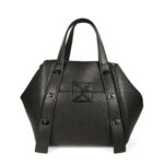 Bolsa Satchel Grande de Amplia Apertura color Beige