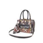 Bolsa Satchel Chica Textil con Mascada Multicolor - Imagen 5