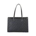 Bolsa Satchel Textura Alto Relieve color Negro - Imagen 3