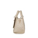 Bolsa Satchel 2 en 1 Chica Embozado color Beige - Imagen 4
