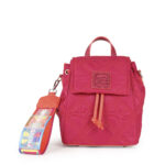 Mochila Mediana Material Reciclado color Magenta