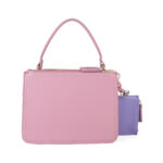 Bolsa Satchel Tarjetero Desprendible color Rosa - Imagen 3