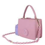 Bolsa Satchel Tarjetero Desprendible color Rosa - Imagen 5
