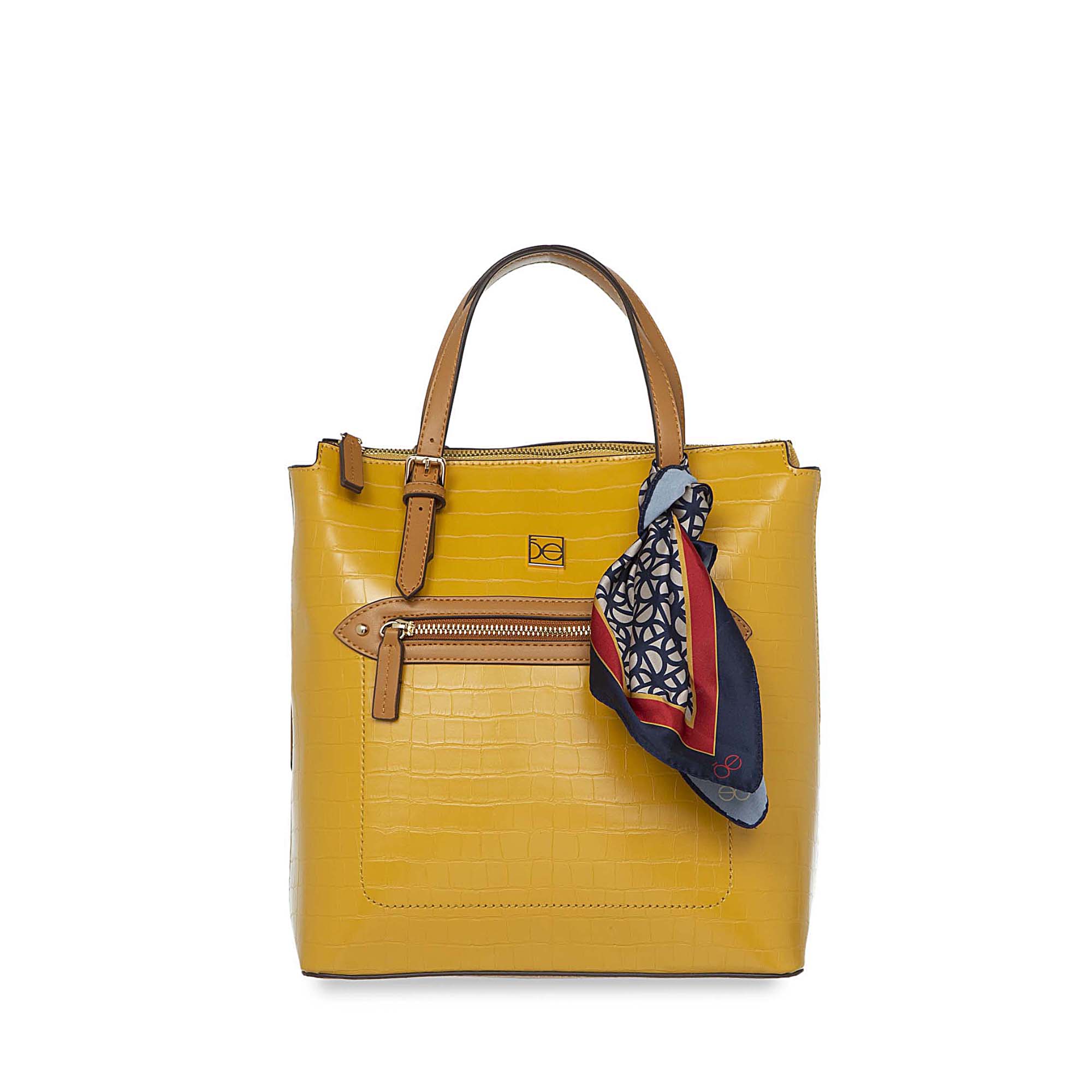 2BLCV23646OCR_1.jpg Mochila Look Animal Skin color Ocre - Imagen 1