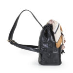 Mochila Acolchada con Mascada color Negro - Imagen 2