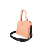 Bolsa Satchel Mediana Clásica color Coral - Imagen 5