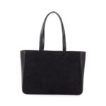 Bolsa Tote Grande Bordado de Monograma color Negro - Imagen 3