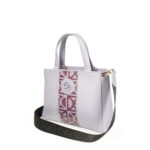 Bolsa Tote Chica Clásica color Lila - Imagen 5