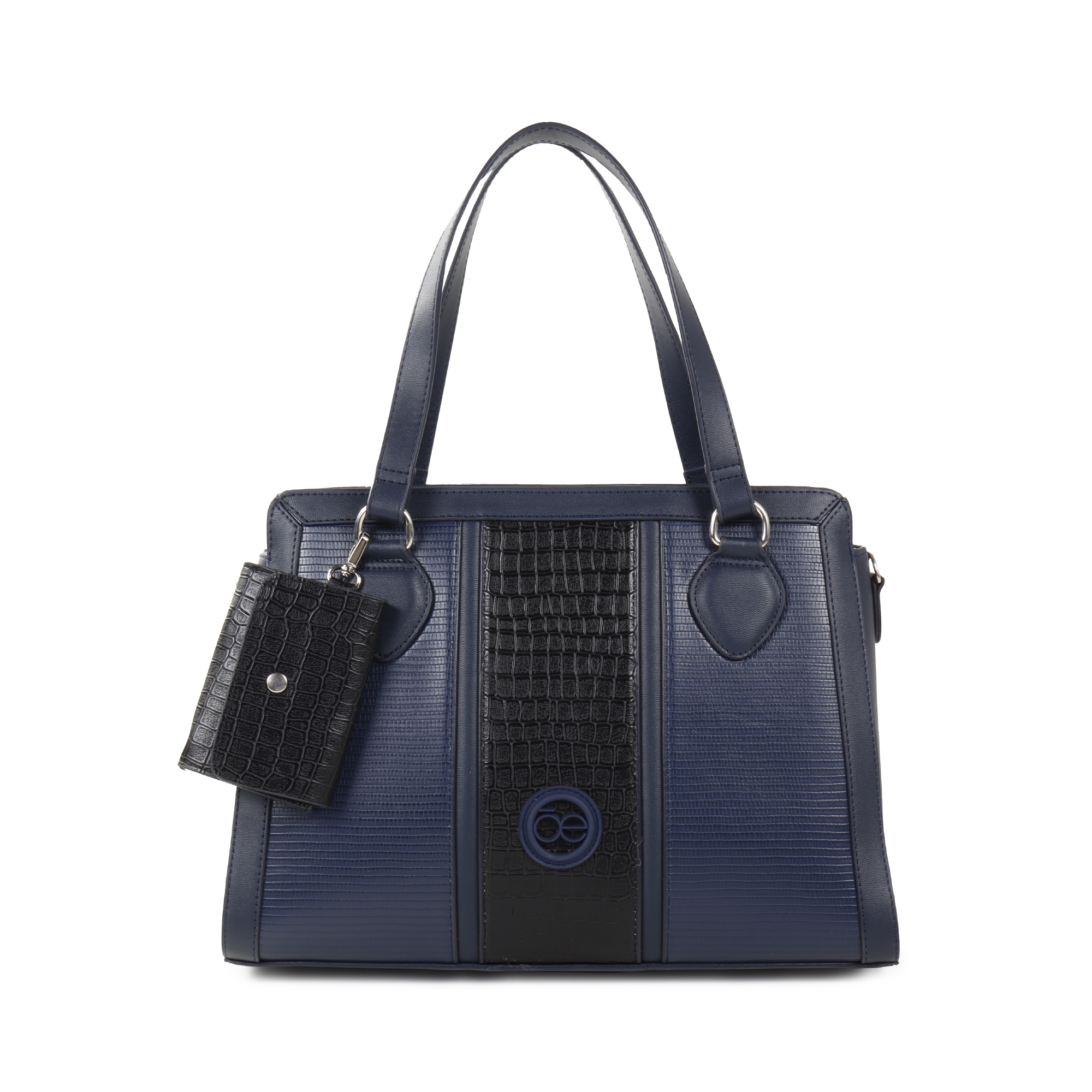 3BLNI23931MAR_1.jpg Bolsa Satchel con Monedero color Azul Marino - Imagen 1