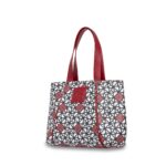 Bolsa Tote Monograma Estampado color Rojo - Imagen 5