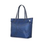 Bolsa Tote Nylon Monograma Estampado color Azul Marino - Imagen 5