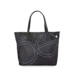 Bolsa Tote Nylon Monograma Estampado color Negro