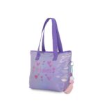 Bolsa Tote para Niña Textil color Morado - Imagen 5
