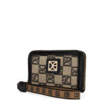 Cartera Mediana Cierre Sencillo Textil con Maneral color Negro - Imagen 3