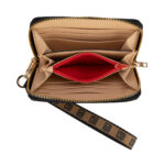 Cartera Mediana Cierre Sencillo Textil con Maneral color Negro - Imagen 5