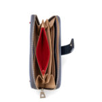 Cartera Cierre Sencillo Grande color Azul - Imagen 3