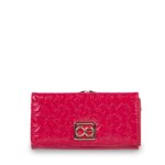 Cartera Mediana Flap 2 en 1 Charol color Magenta