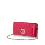 Cartera Mediana Flap 2 en 1 Charol color Magenta - Imagen 5
