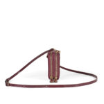 Cartera Grande Charol Doble Uso color Rojo Tinto - Imagen 2