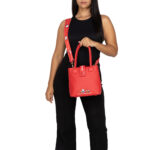 Bolsa Satchel Mediana Oe x Hello Kitty color Rojo - Imagen 2