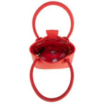 Bolsa Satchel Mediana Oe x Hello Kitty color Rojo - Imagen 4