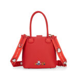 Bolsa Satchel Mediana Oe x Hello Kitty color Rojo - Imagen 5