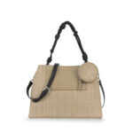 Bolsa Satchel Grande con Monedero color Camel