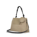 Bolsa Satchel Grande con Monedero color Camel - Imagen 3