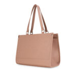 Bolsa Tote Grande Atemporal color Nude - Imagen 3