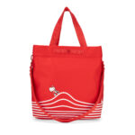 Pañalera Tote Oe x Hello Kitty con Accesorios color Rojo