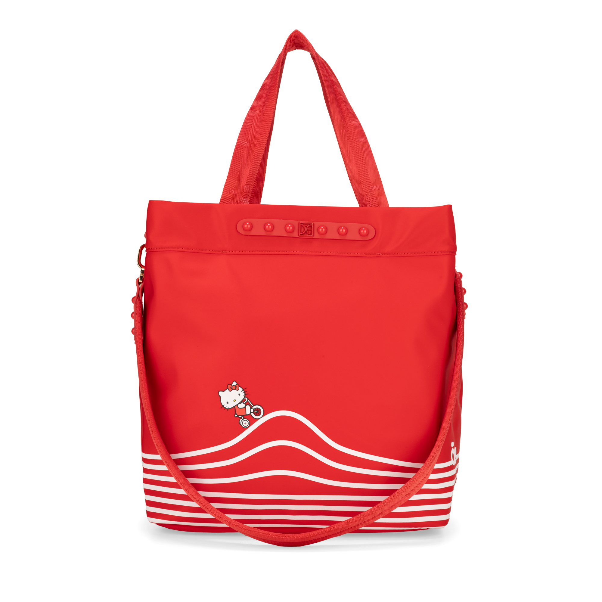 4BLMI24298ROJ_1.jpg Pañalera Tote Oe x Hello Kitty con Accesorios color Rojo - Imagen 1