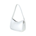 Bolsa Baguette Troquelado Monograma color Plata - Imagen 5