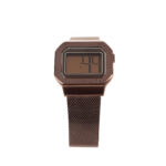 Reloj Digital de Acero Inoxidable, Color Copper