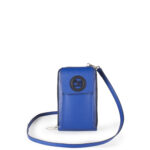 Cartera Grande Vertical Porta Celular color Azul