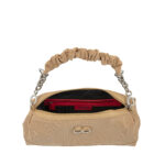 Bolsa Bowling Textil con Monedero color Camel - Imagen 2