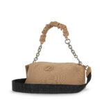 Bolsa Bowling Textil con Monedero color Camel - Imagen 3